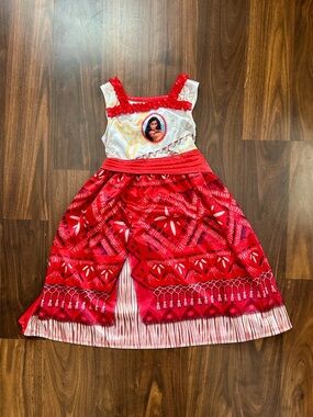 Disney Moana/Moana 2 Dress-Up Costume or Casual Dress, Toddler Size 2T (Red & Be